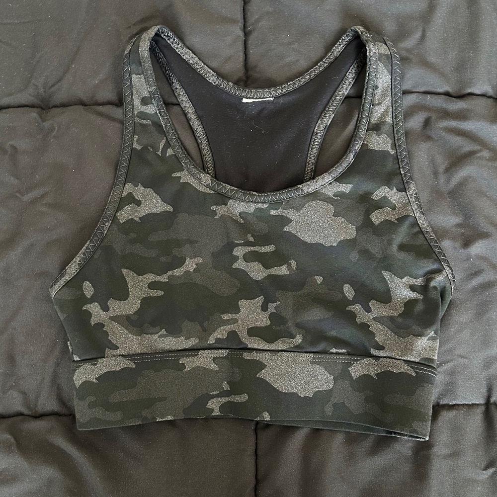 Fabletics Camo Sports Bra